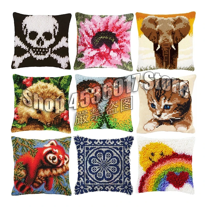 Cartoon carpet embroidery kits cushions cross-stitch pillow tapestry kits latch hook kits embroidery carpet Gift Cute animals 
Cartoon carpet embroidery kits cushions cross-stitch pillow tapestry kits latch hook kits embroidery carpet Gift Cute animals