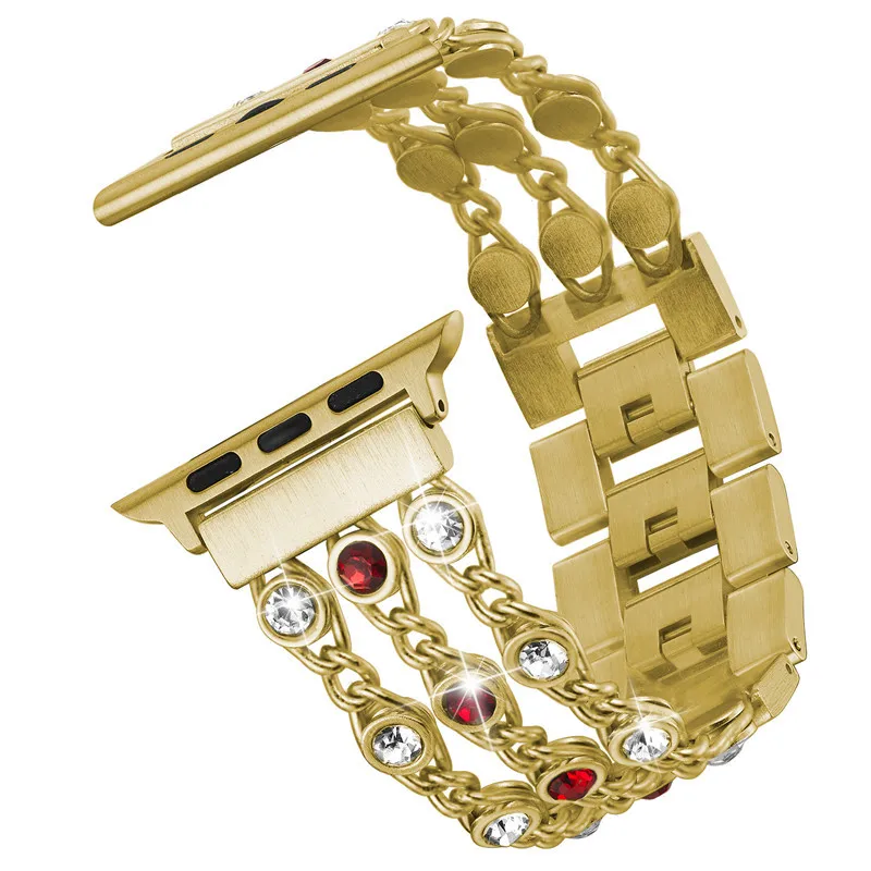 Stainless Steel Watchband for Apple Watch Band 40mm 42mm 44mm 38mm for Iwatch 5 6 4 3 Se Bracelet Watch Bands Metal Strap Drill
Stainless Steel Watchband for Apple Watch Band 40mm 42mm 44mm 38mm for Iwatch 5 6 4 3 Se Bracelet Watch Bands Metal Strap Drill