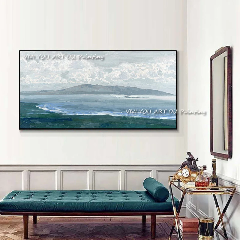 Large Wall Painting On Oil Painting 100% Handmade Abstract cloud sea peak Art Decorative For Living Room Decoration Painting
Large Wall Painting On Oil Painting 100% Handmade Abstract cloud sea peak Art Decorative For Living Room Decoration Painting