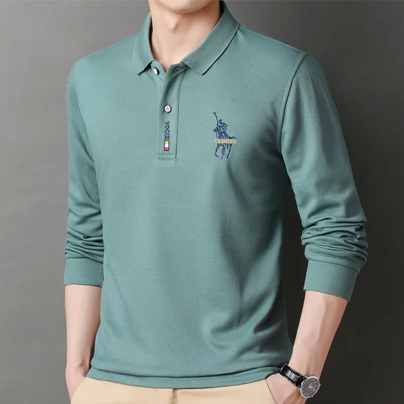 new polo shirt men's solid color casual cotton polo men's slim fitting embroidery long sleeve men's summer polo
new polo shirt men's solid color casual cotton polo men's slim fitting embroidery long sleeve men's summer polo