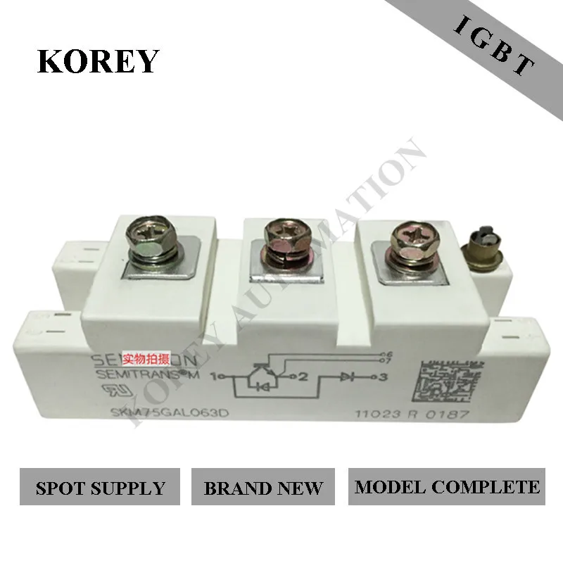 Semikron IGBT Module SKM100GAL12E4 SKM200GAL12E4 SKM300GAL12E4 SKM400GAL12E4
Semikron IGBT Module SKM100GAL12E4 SKM200GAL12E4 SKM300GAL12E4 SKM400GAL12E4
