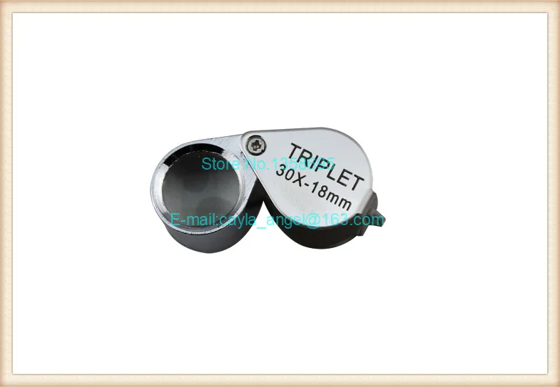 Diy Free shipping Triplet lens loupe magnifier 30x magnifying microscope magnifying glass stainless steel magnifier tool
Diy Free shipping Triplet lens loupe magnifier 30x magnifying microscope magnifying glass stainless steel magnifier tool