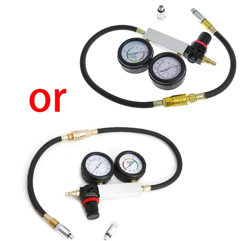 Auto Cylinder Engine Leak Leakdown Tester Compression Gauge Diagnostic Detector
Auto Cylinder Engine Leak Leakdown Tester Compression Gauge Diagnostic Detector