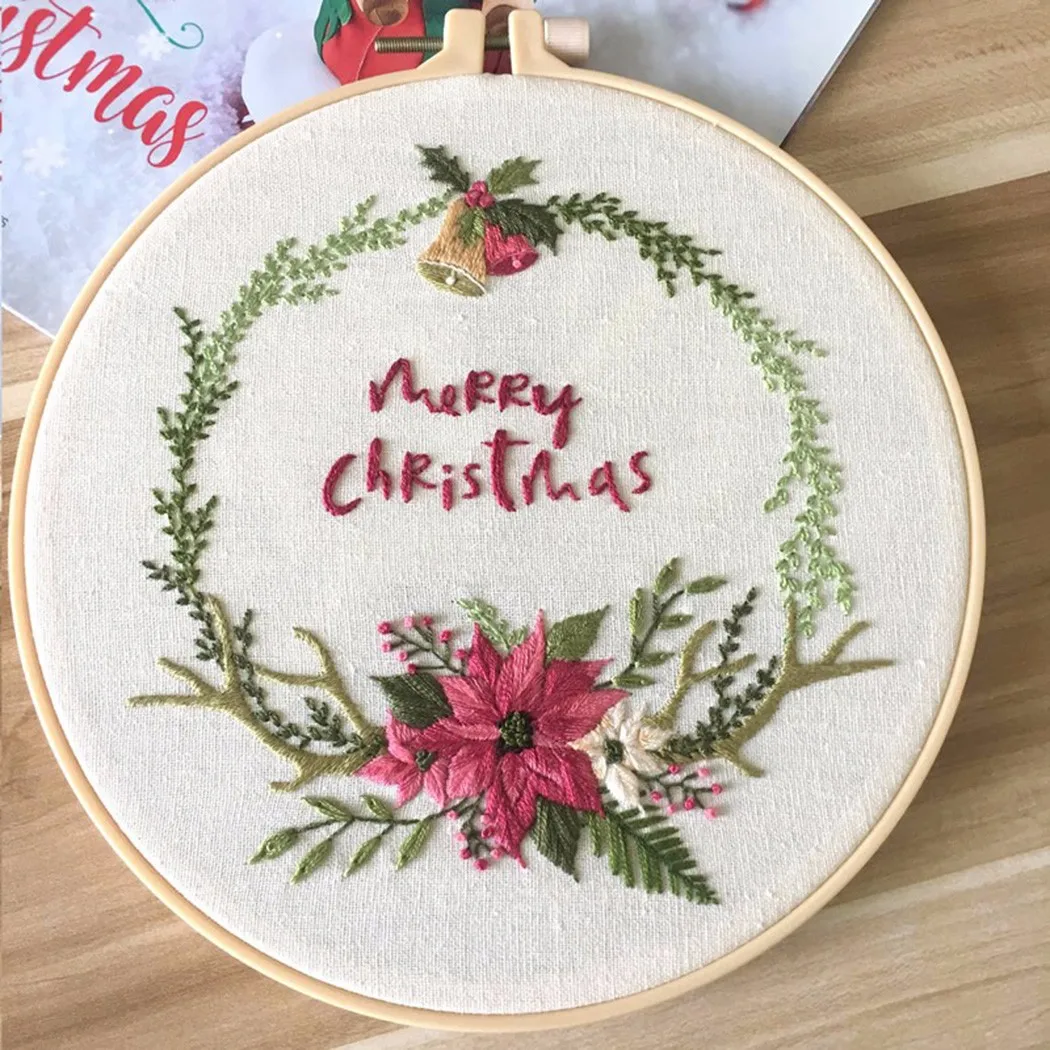 DIY Christmas Pattern Embroidery Set Needlework Tool Printed Beginner Embroidery Cross Stitch Kit Handmade DIY Crafts Home Decor
DIY Christmas Pattern Embroidery Set Needlework Tool Printed Beginner Embroidery Cross Stitch Kit Handmade DIY Crafts Home Decor