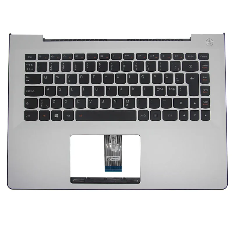 Applicable To The new Lenovo S41-70 300S-14 Palm Pad Keyboard Silver Nordic With Backlight 5CB0J32963
Applicable To The new Lenovo S41-70 300S-14 Palm Pad Keyboard Silver Nordic With Backlight 5CB0J32963