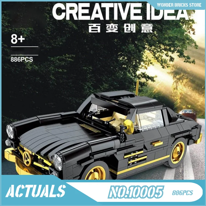 MOULD KING 10005 High-tech The MOC-22930 300SL Gullwing Car Model Building Blocks Assembly Bricks Kids Birthday Toys Gifts
MOULD KING 10005 High-tech The MOC-22930 300SL Gullwing Car Model Building Blocks Assembly Bricks Kids Birthday Toys Gifts
