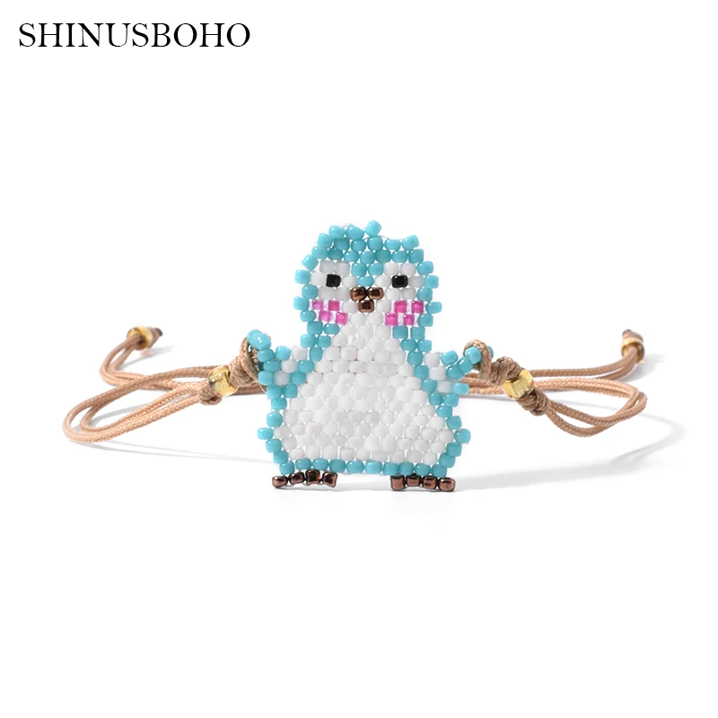 2020 Penguin MIYUKI Bracelet Women Summer Bracelets Boho Pulseras Mujer Moda Child Animal Jewellery 3 Colors
2020 Penguin MIYUKI Bracelet Women Summer Bracelets Boho Pulseras Mujer Moda Child Animal Jewellery 3 Colors