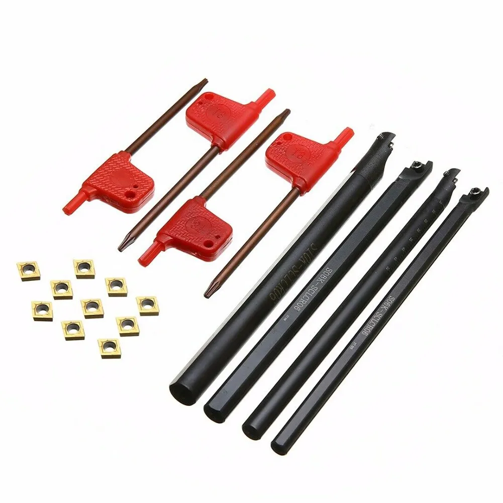 6/7/8/10mm SCLCR06 Lathe Tool Bar Boring Bar CCMT060204-HM Insert Lathe Boring Bar Tool Turning Tool
6/7/8/10mm SCLCR06 Lathe Tool Bar Boring Bar CCMT060204-HM Insert Lathe Boring Bar Tool Turning Tool
