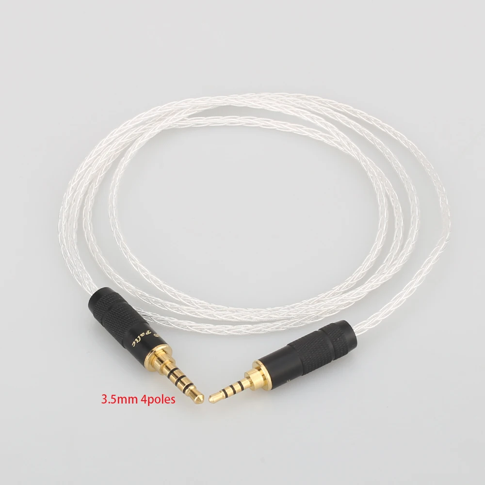 Audiocrast 4pin XLR/2 5 мм/4 4 мм сбалансированный кабель для наушников Fostex T60RP T20RP T40RPmkII