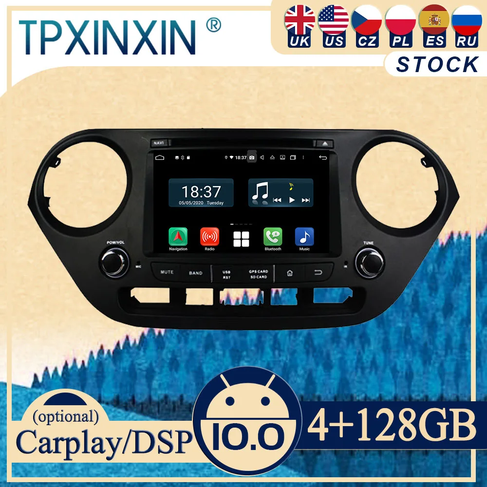 PX6 For Hyundai I10 2013-2018 Android10 Carplay Radio Player Car GPS Navigation Head Unit Car Stereo WIFI DSP BT
PX6 For Hyundai I10 2013-2018 Android10 Carplay Radio Player Car GPS Navigation Head Unit Car Stereo WIFI DSP BT