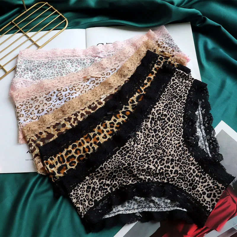 New Sexy Lingerie for Women Lace Underwear with Leopard Printing Nylon Sexy Hot Panties for Women Low Waist Panties Briefs
New Sexy Lingerie for Women Lace Underwear with Leopard Printing Nylon Sexy Hot Panties for Women Low Waist Panties Briefs