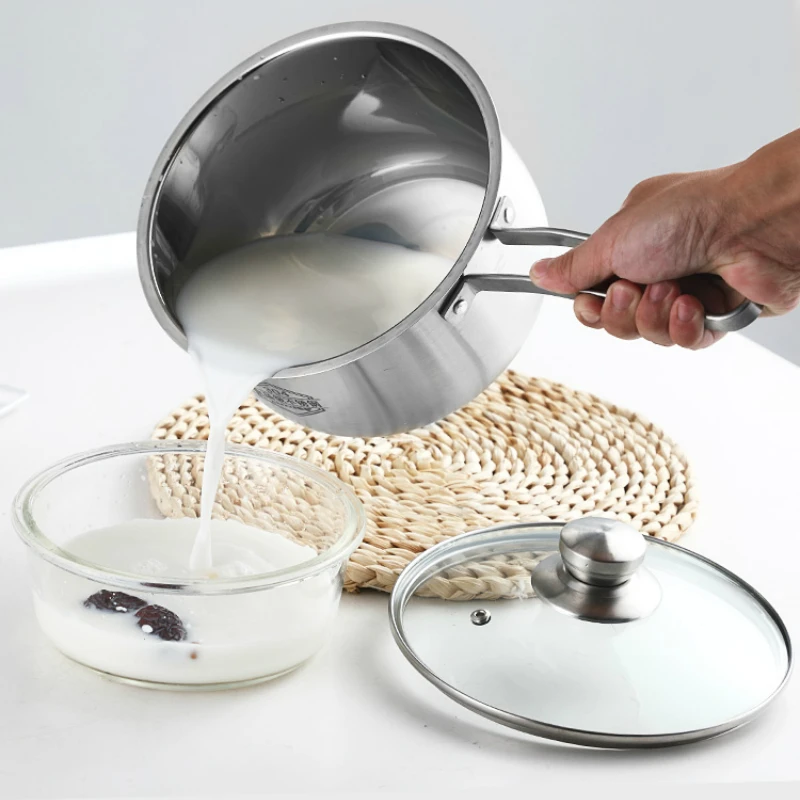 Stainless Steel Soup Stock Pots Lid Milk Nonstick Breakfast Induction Cooker Soup Stock Pots Stew Sartenes Home Garden DG50SSP
Stainless Steel Soup Stock Pots Lid Milk Nonstick Breakfast Induction Cooker Soup Stock Pots Stew Sartenes Home Garden DG50SSP