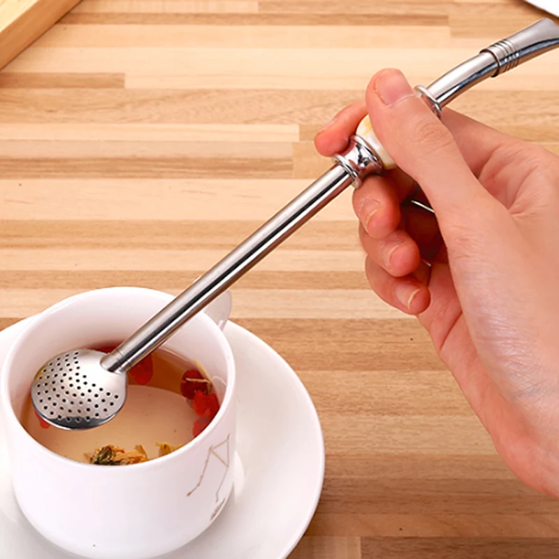 Stainless Steel Drinking Straw Spoon Tea Filter Yerba Mate Straws Reusable Bombilla Gourd Reusable Tea Tool Bar Accessory
Stainless Steel Drinking Straw Spoon Tea Filter Yerba Mate Straws Reusable Bombilla Gourd Reusable Tea Tool Bar Accessory