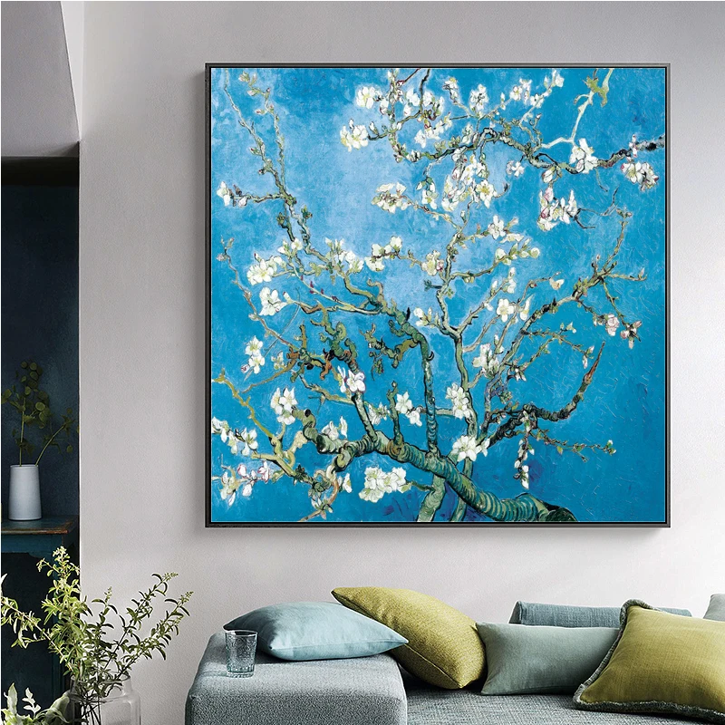 Modern Impressionism Vincent Van Gogh Famous Almond Blossom Flower Prints Pictur Wall Art Canvas Poster Nordic Decoration Home
Modern Impressionism Vincent Van Gogh Famous Almond Blossom Flower Prints Pictur Wall Art Canvas Poster Nordic Decoration Home