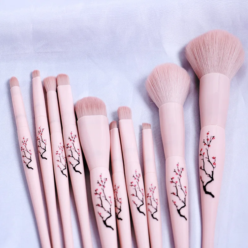 10Pcs Makeup brushes set Professional Natural hair brushes Foundation Powder Contour Eyeshadow make up brushes
10Pcs Makeup brushes set Professional Natural hair brushes Foundation Powder Contour Eyeshadow make up brushes