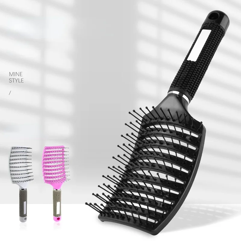 New Hair Scalp Massage Comb Hairbrush Bristle Nylon Women Wet Curly Detangle Hair Brush for Salon Hairdressing Styling Tools
New Hair Scalp Massage Comb Hairbrush Bristle Nylon Women Wet Curly Detangle Hair Brush for Salon Hairdressing Styling Tools