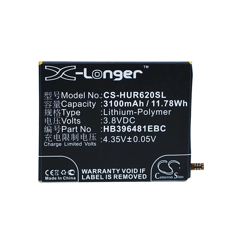 CameronSino for HUAWEI Ascend Y6 2 Ascend Y6II BG2-W09 CAM-AL00 CAM-L03 CAM-L21 CAM-L23 CAM-TL00 CAM-TL00H CAM-UL00 D199 battery
CameronSino for HUAWEI Ascend Y6 2 Ascend Y6II BG2-W09 CAM-AL00 CAM-L03 CAM-L21 CAM-L23 CAM-TL00 CAM-TL00H CAM-UL00 D199 battery