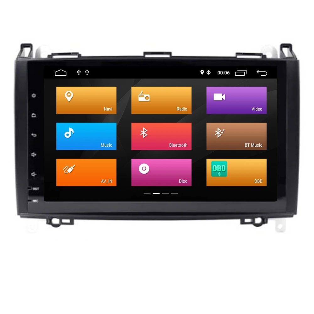DSP IPS Android 10 Автомобильный GPS для Mercedes Benz B200 Sprinter B class W245 B170 W209 W169 A180 A160 W906 Радио