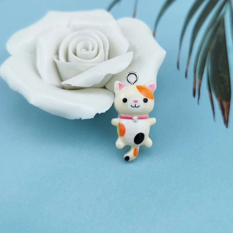 Cute 10pcs DIY Handmade Jewelry Accessories Resin Cat Kitty Animal Pendant Charm Earring Pendant Keychain Jewelry Making
Cute 10pcs DIY Handmade Jewelry Accessories Resin Cat Kitty Animal Pendant Charm Earring Pendant Keychain Jewelry Making