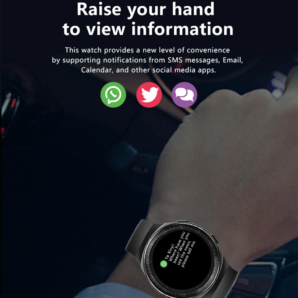 Smartwatch Bluetooth Call Recording 8G RAM Fitness Bracelet Multi-Sport Modes Heart Rate Monitor Smart Watch Play Music Android
Smartwatch Bluetooth Call Recording 8G RAM Fitness Bracelet Multi-Sport Modes Heart Rate Monitor Smart Watch Play Music Android