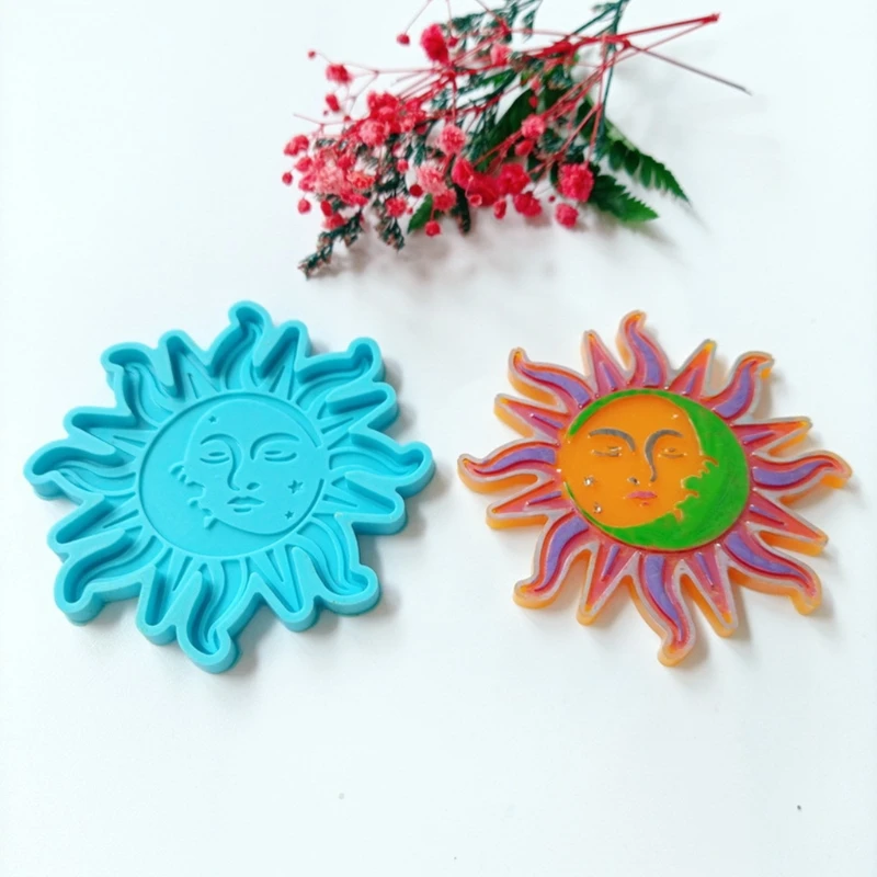 Resin Silicone Molds Sun Moon Coaster Epoxy Molds Resin Casting Molds for Making Coasters DIY Resin Artwork
Resin Silicone Molds Sun Moon Coaster Epoxy Molds Resin Casting Molds for Making Coasters DIY Resin Artwork
