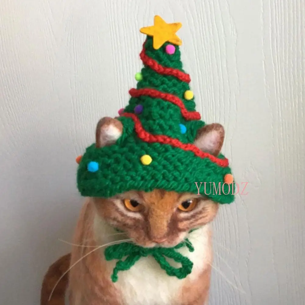 Christmas Pet Hat Winter Knitted Christmas Tree Model Hat Dog Cat Costume Santa Claus Hat for Cats Dogs Puppy Christmas Decor
Christmas Pet Hat Winter Knitted Christmas Tree Model Hat Dog Cat Costume Santa Claus Hat for Cats Dogs Puppy Christmas Decor