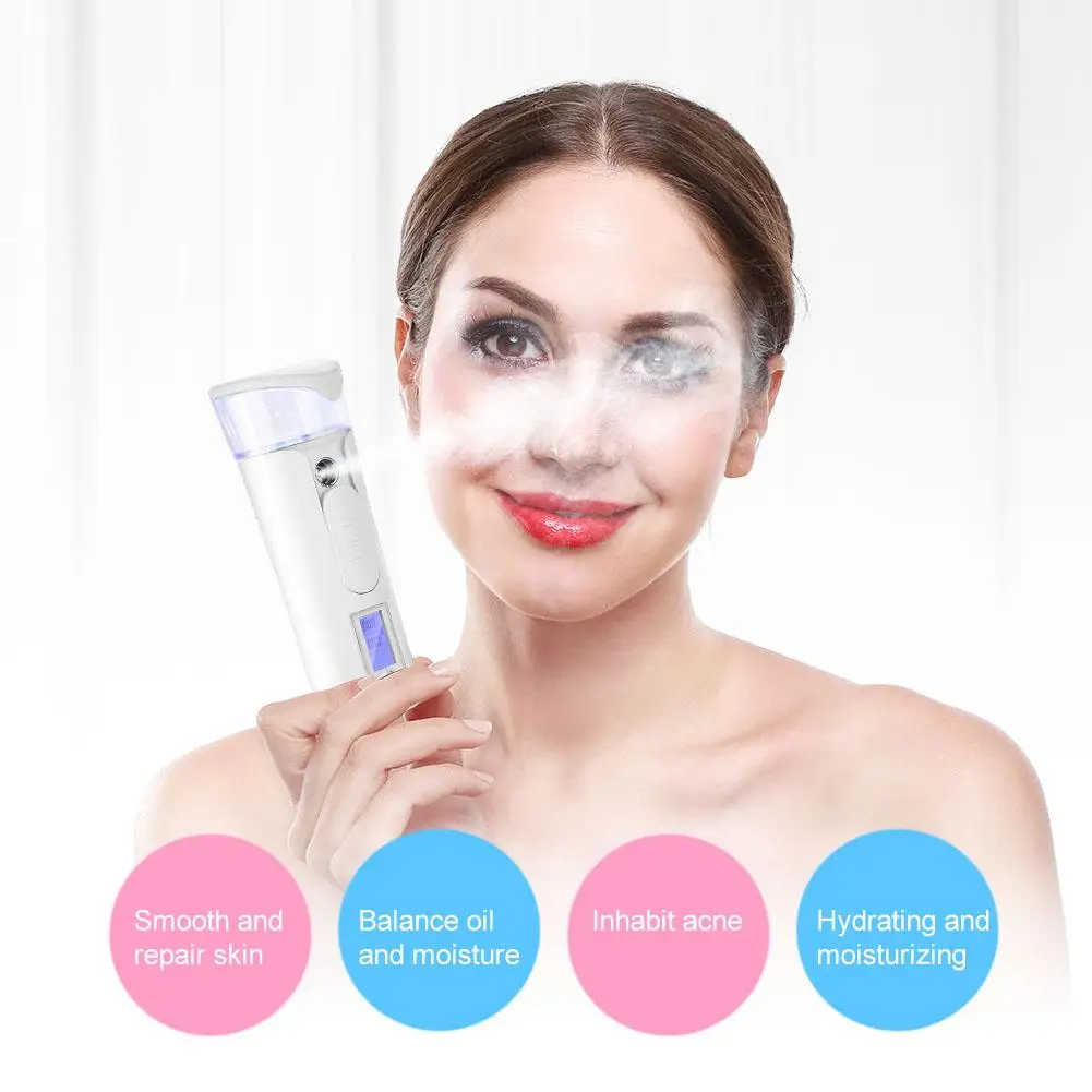 Portable Nano-spray Hand-held Spray Charging Function Ultrasonic Vibration Face-keeping Hydration Small Beautifying Instrument
Portable Nano-spray Hand-held Spray Charging Function Ultrasonic Vibration Face-keeping Hydration Small Beautifying Instrument