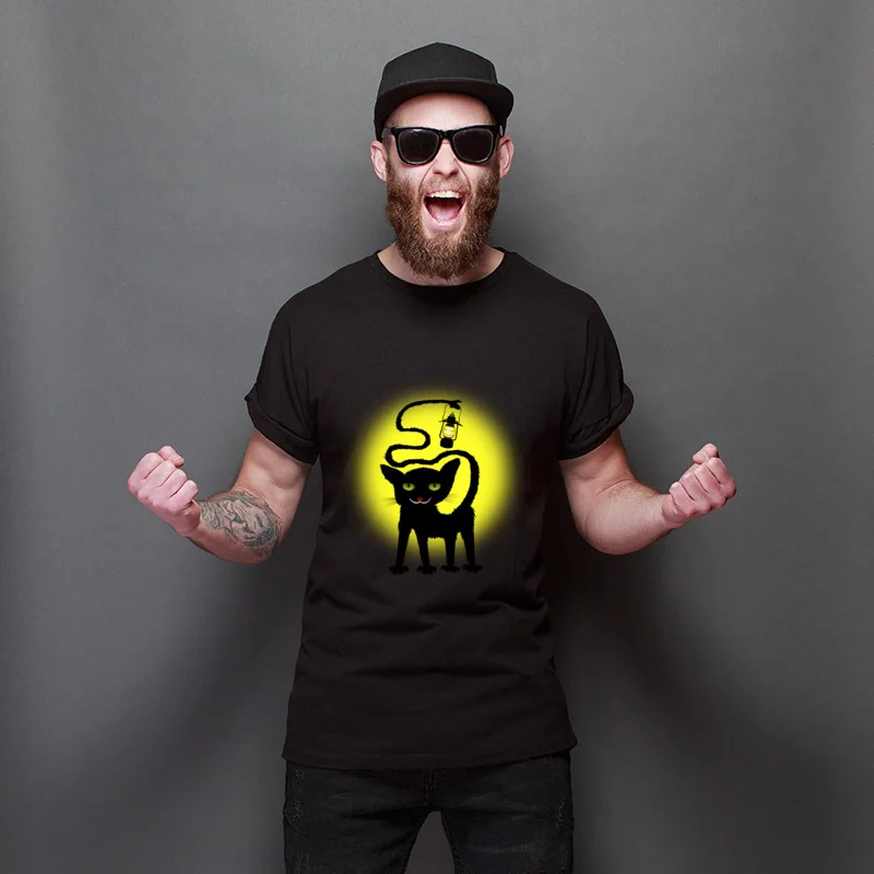 Hot Sale Black Cat Prevalent Europe T-Shirt Fitness Tight Party Tee Shirt Crazy Casual Tees Boyfriend Gift
Hot Sale Black Cat Prevalent Europe T-Shirt Fitness Tight Party Tee Shirt Crazy Casual Tees Boyfriend Gift