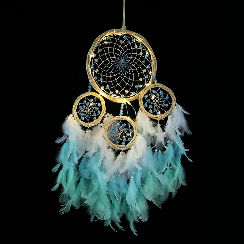 LED Dream Catcher Girlish Lighting DreamCatcher Home Decor Wind Chime Wall Hanging Best Gift Blue Color Romantic Room Decoration
LED Dream Catcher Girlish Lighting DreamCatcher Home Decor Wind Chime Wall Hanging Best Gift Blue Color Romantic Room Decoration