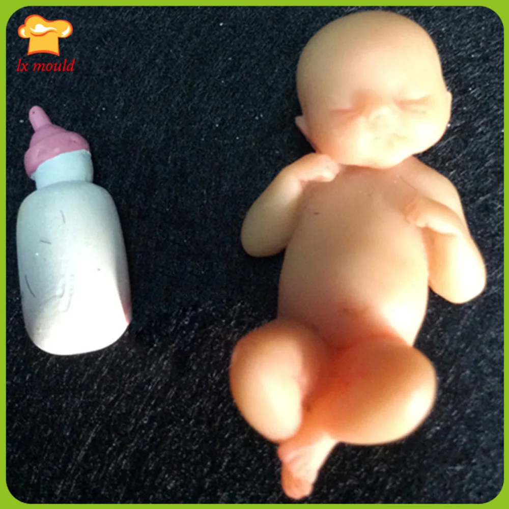 Mini Baby Molds Newborn Silicone Moulds 3D Polymer Doll Stamper Fondant Mold
Mini Baby Molds Newborn Silicone Moulds 3D Polymer Doll Stamper Fondant Mold