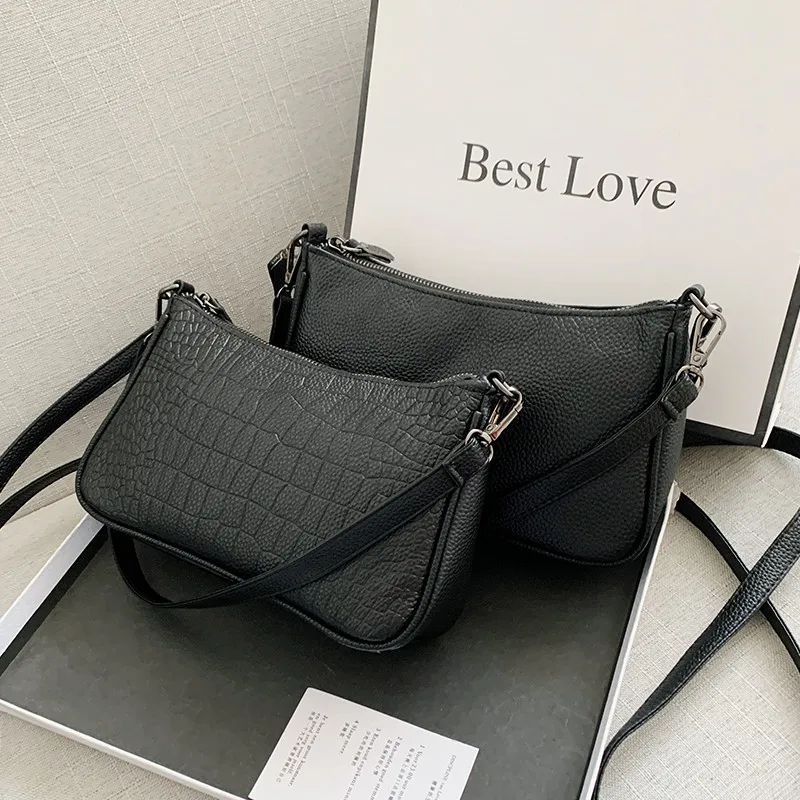 Genuine Leather Shoulder Bag Casual Women's Messenger Bag Fashion Double Shoulder Strap Handbag Small Square Bag Mobile Wallet
Genuine Leather Shoulder Bag Casual Women's Messenger Bag Fashion Double Shoulder Strap Handbag Small Square Bag Mobile Wallet