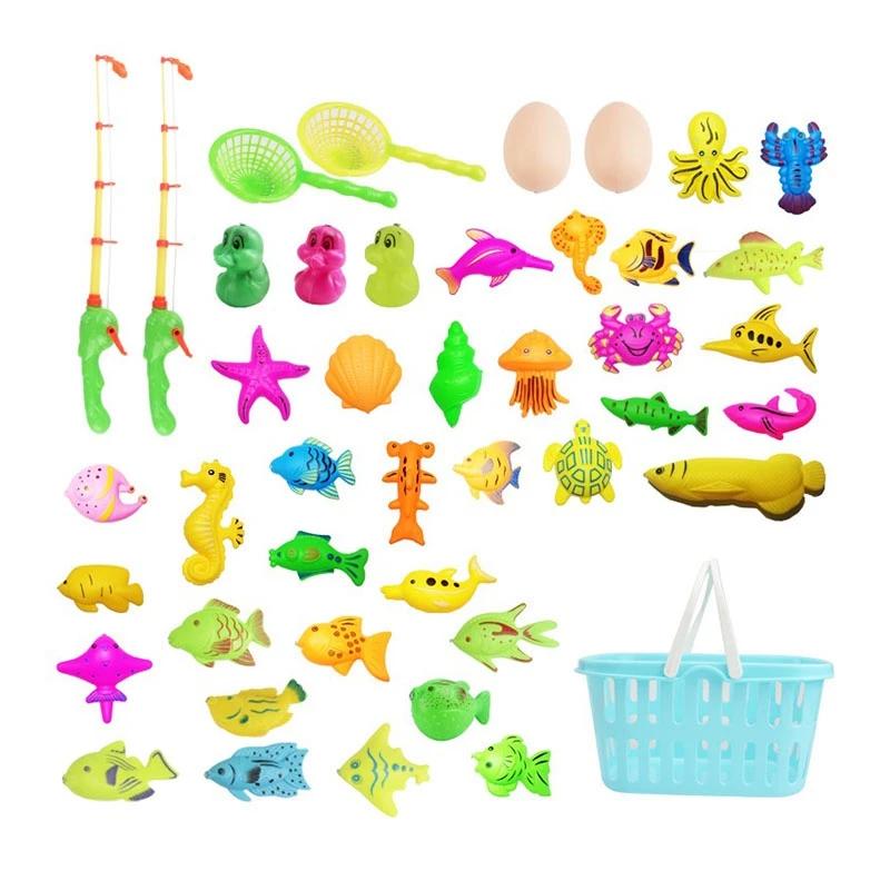 44Pcs Kids Magnetic Fishing Toys Set Bath Toys Bathtub Toys,3D Fishing Funny Classic Toys for Children Gift
44Pcs Kids Magnetic Fishing Toys Set Bath Toys Bathtub Toys,3D Fishing Funny Classic Toys for Children Gift