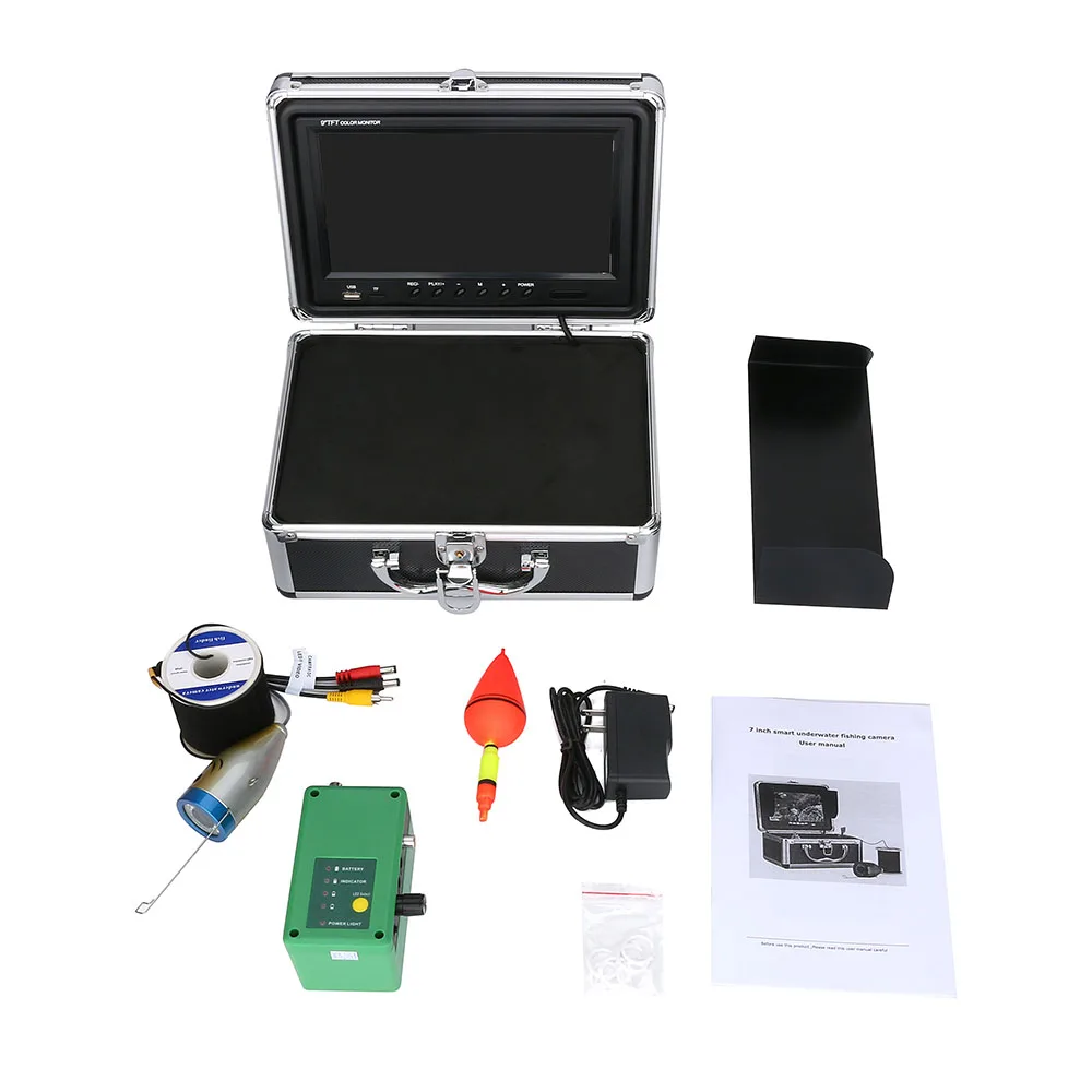 9" Inch DVR Recorder 1000TVL Fish Finder Underwater Fishing Camera 15pcs White LEDs + 15pcs Infrared Lamp For Ice/Sea/River
9" Inch DVR Recorder 1000TVL Fish Finder Underwater Fishing Camera 15pcs White LEDs + 15pcs Infrared Lamp For Ice/Sea/River