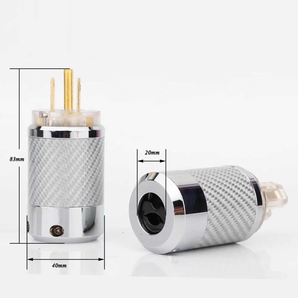 Hifi Carbon Fiber Gold Plated With gasket US standard AC Power Plug IEC Female Plug DIY Mains Power Cable Connector
Hifi Carbon Fiber Gold Plated With gasket US standard AC Power Plug IEC Female Plug DIY Mains Power Cable Connector