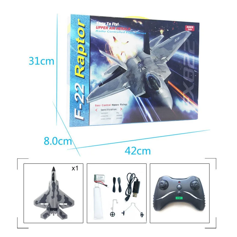 Fx-822 F22 2.4ghz Epp Rc Airplane Rtf With Battery Remote Controller Rc Quadcopter Aircraft Model
Fx-822 F22 2.4ghz Epp Rc Airplane Rtf With Battery Remote Controller Rc Quadcopter Aircraft Model