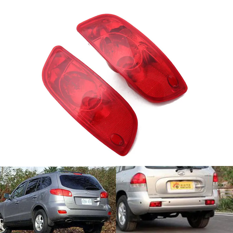 Left/Right Tail Light Turn Signal Housing Rear Bumper Reflector Red LENS Fog Light for Hyundai Santa Fe (CM) 07-09 Pre-facelift
Left/Right Tail Light Turn Signal Housing Rear Bumper Reflector Red LENS Fog Light for Hyundai Santa Fe (CM) 07-09 Pre-facelift