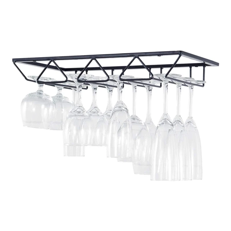 Wine Glass Rack, Under Cabinet Wall Rack,Wine Glass Hook Rack, Wine Glass Rack Storage Hook,Suitable for Cabinet Kitchen
Wine Glass Rack, Under Cabinet Wall Rack,Wine Glass Hook Rack, Wine Glass Rack Storage Hook,Suitable for Cabinet Kitchen