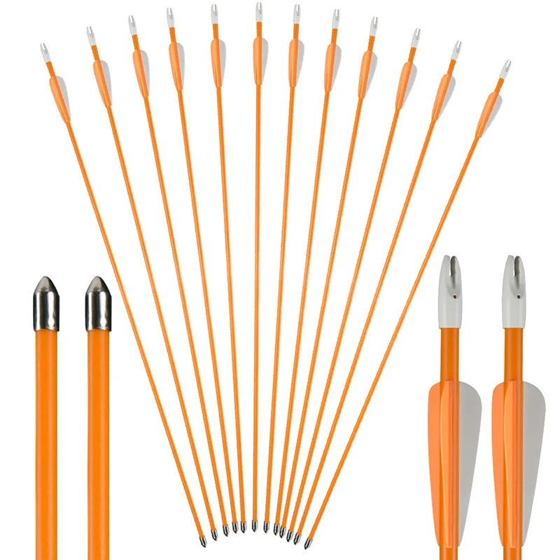 Fiberglass Arrows Archery 26 Inch Yellow Shooting Targeting Recurvebow for Youth Kids Children Beginner Safe Point
Fiberglass Arrows Archery 26 Inch Yellow Shooting Targeting Recurvebow for Youth Kids Children Beginner Safe Point