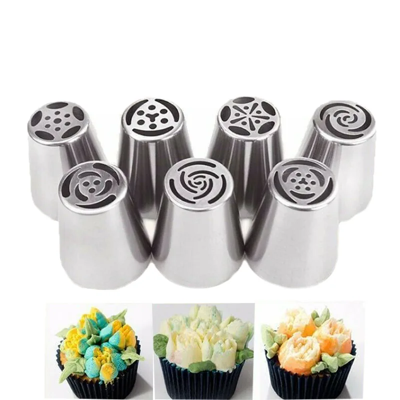 Russian Stainless Steel Cake Decorating Piping Nozzles Confectionery Cream Pastry Cupcake Kitchen Utensils Tools Flowers Molds
Russian Stainless Steel Cake Decorating Piping Nozzles Confectionery Cream Pastry Cupcake Kitchen Utensils Tools Flowers Molds