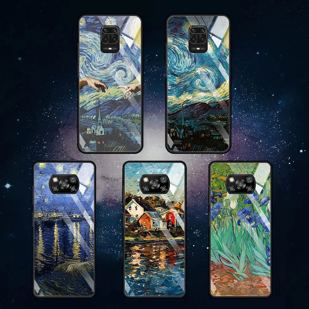 Glass Case for Xiaomi Redmi Note 9S 10 8 Pro 9 9C 9T Poco X3 NFC 11 10T Lite 5G Movil Luxury Smartphone Cover Van Gogh Sunflower
Glass Case for Xiaomi Redmi Note 9S 10 8 Pro 9 9C 9T Poco X3 NFC 11 10T Lite 5G Movil Luxury Smartphone Cover Van Gogh Sunflower