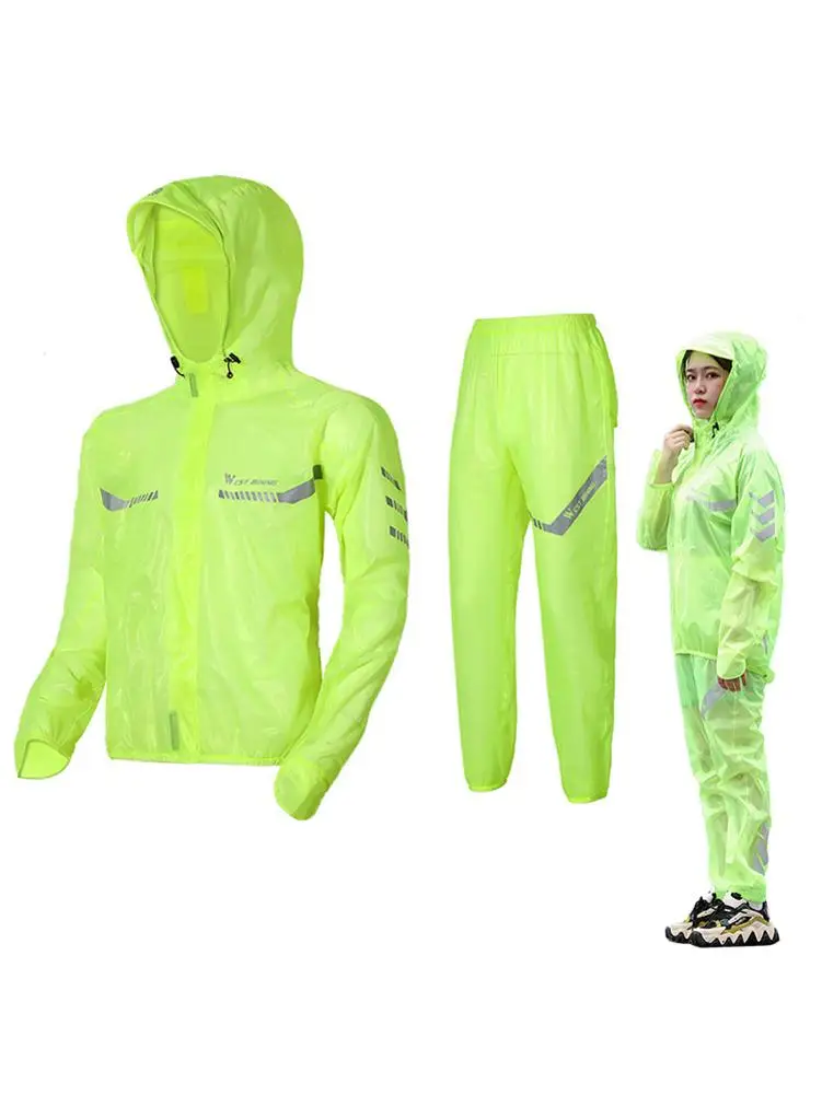 Cycling Rain Jacket Suit Breathable Windproof Quick Dry Rain Coat Waterproof Riding Equipment Reflective for Night Outdoor Sport
Cycling Rain Jacket Suit Breathable Windproof Quick Dry Rain Coat Waterproof Riding Equipment Reflective for Night Outdoor Sport