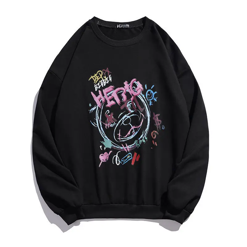 Fall Men's Sweatshirt Thin Round Neck Loose Casual Free Shipping Hip Hop Harajuku Print 2020 Long Sleeve Top Couple Sweatshirts
Fall Men's Sweatshirt Thin Round Neck Loose Casual Free Shipping Hip Hop Harajuku Print 2020 Long Sleeve Top Couple Sweatshirts