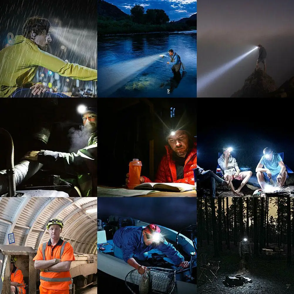 Portable Headlight USB Rechargeable Camping Lamp High-brightness Fishing Waterproof Sensor Headlamp Long-range Headlig B0X4
Portable Headlight USB Rechargeable Camping Lamp High-brightness Fishing Waterproof Sensor Headlamp Long-range Headlig B0X4