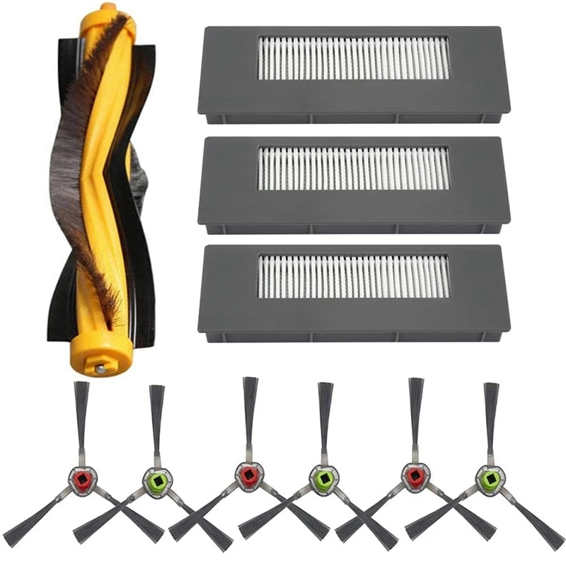Replacement Filter and Brush Kit for ECOVACS DEEBOT 900 901 Robotic Vacuum Accessories Filter+Side Brush+Main Brush
Replacement Filter and Brush Kit for ECOVACS DEEBOT 900 901 Robotic Vacuum Accessories Filter+Side Brush+Main Brush