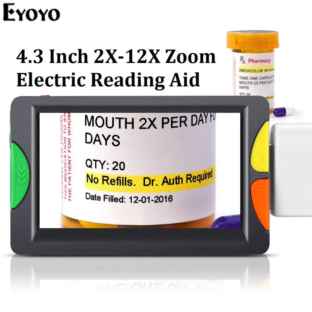 Ручной экран портативная цифровая Лупа дюйма, 2X-12X зум, электрическое приспособление для чтения, 2 светодиодных фонарика, складной, для слабо...
Ручной экран портативная цифровая Лупа дюйма, 2X-12X зум, электрическое приспособление для чтения, 2 светодиодных фонарика, складной, для слабо...