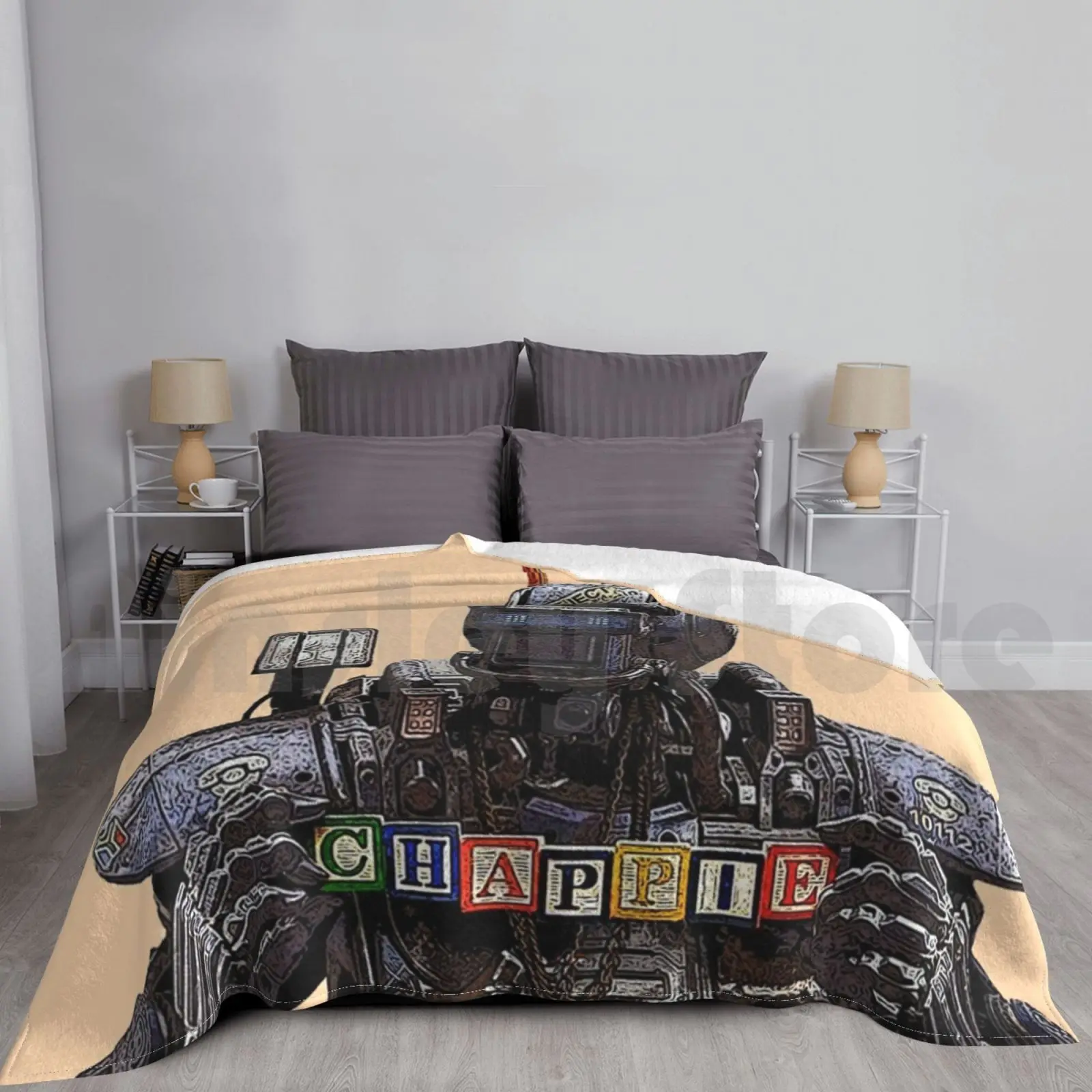 Chappie Blanket For Sofa Bed Travel Chappie Movie Robot Inspiration Cool Funny Droid
Chappie Blanket For Sofa Bed Travel Chappie Movie Robot Inspiration Cool Funny Droid