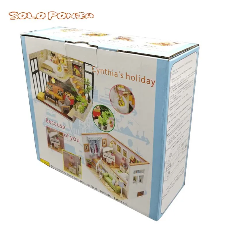DIY Wooden House Miniaturas with Furniture Miniature House Dollhouse Toys for Children Christmas and Birthday Gifts 
DIY Wooden House Miniaturas with Furniture Miniature House Dollhouse Toys for Children Christmas and Birthday Gifts