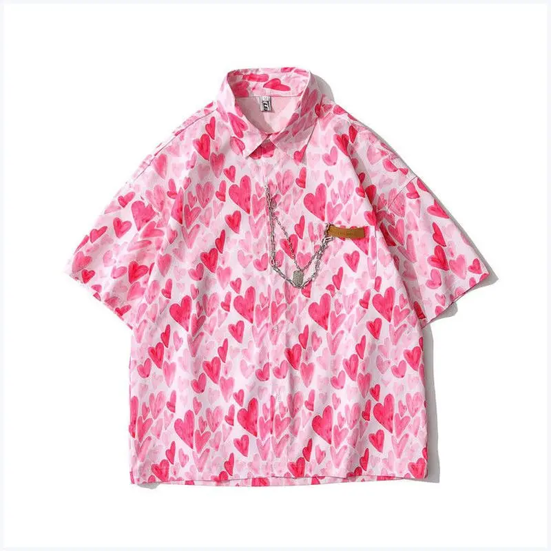 women's oversize shirt all over love printed loose couple short-sleeve fashion woman blouses 2021 streetwear shirts women
women's oversize shirt all over love printed loose couple short-sleeve fashion woman blouses 2021 streetwear shirts women
