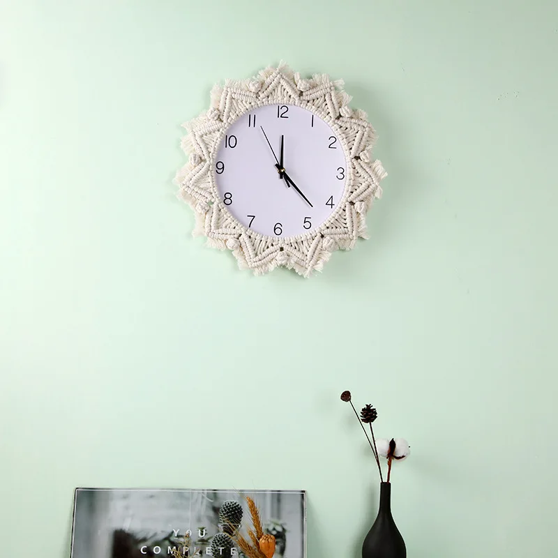 Nordic Creative Woven Wall Clock Simplicity Clock Decoration Wall Decoration Wall Clock Living Room Decoration Modern Decor
Nordic Creative Woven Wall Clock Simplicity Clock Decoration Wall Decoration Wall Clock Living Room Decoration Modern Decor
