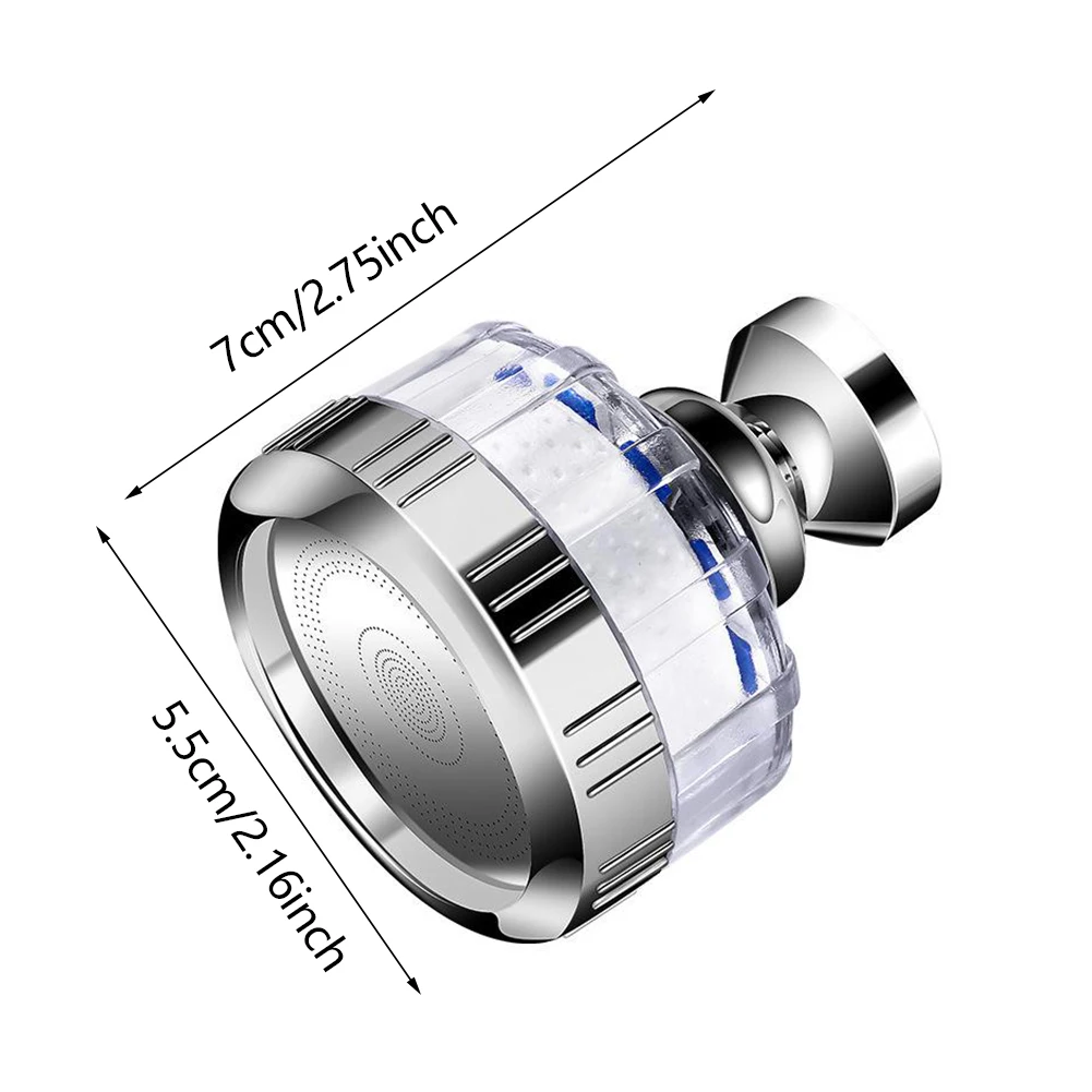 Faucet Aerator 360 Degree Rotating Kitchen Splash Filter Pressurized Tap Nozzle Diffuser Bubbler Filter Shower Head 7x5.5cm
Faucet Aerator 360 Degree Rotating Kitchen Splash Filter Pressurized Tap Nozzle Diffuser Bubbler Filter Shower Head 7x5.5cm